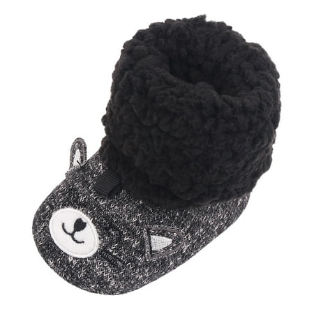 Baby Girls Boys Warm Shoes Soft Comfortable Shoes Boots Toddler Warming Shoes