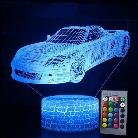 Gadvery illusions 3D LED Night Light Car Series Table Stand Lamp with Remote/Touch Control Color Changing For Kids Christmas Gift
Gadvery illusions 3D LED Night Light Car Series Table Stand Lamp with Remote/Touch Control Color Changing For Kids Christmas Gift