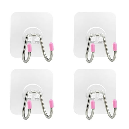 4pcs Stainless Steel No Trace Double Hooks Self Adhesive Reusable Wall Hook for Kitchen Bathroom Office
4pcs Stainless Steel No Trace Double Hooks Self Adhesive Reusable Wall Hook for Kitchen Bathroom Office