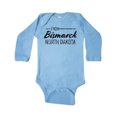 Inktastic From Bismarck North Dakota in Black Distressed Text Gift Baby Boy or Baby Girl Long Sleeve Bodysuit
Inktastic From Bismarck North Dakota in Black Distressed Text Gift Baby Boy or Baby Girl Long Sleeve Bodysuit