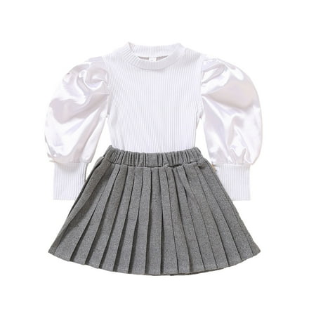 Honeeladyy Winter Coats Newborn Baby Toddler Girls Suit Mid-high Collar Slim Long-sleeved Bottoming Shirt And Pleated Solid Color Skirt Two-piece White Sales
Honeeladyy Winter Coats Newborn Baby Toddler Girls Suit Mid-high Collar Slim Long-sleeved Bottoming Shirt And Pleated Solid Color Skirt Two-piece White Sales
