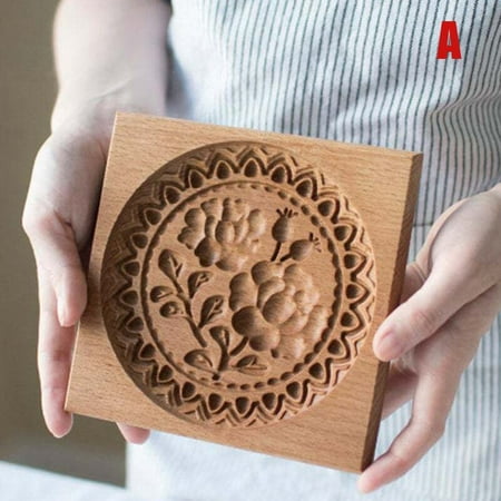 Carved Wooden Baking Cookie Mold DIY Gingerbread Cookie Cutter Mold Practical Kitchen Tools Easy Op
Carved Wooden Baking Cookie Mold DIY Gingerbread Cookie Cutter Mold Practical Kitchen Tools Easy Op
