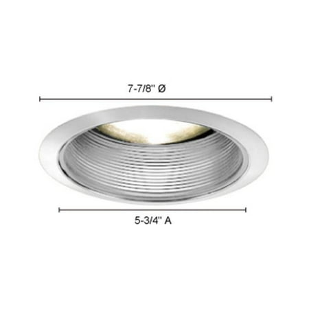 Jesco Lighting TM608ABWH 6 in. Line Voltage Step Baffle Trim- Antique Bronze Baffle- White Trim
Jesco Lighting TM608ABWH 6 in. Line Voltage Step Baffle Trim- Antique Bronze Baffle- White Trim