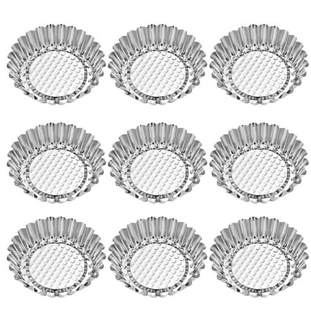 10pcs Chrysanthemum Shaped Egg Tart Molds Baking Mould Non-stick Baking Tools for Home Kitchen (Silver)
10pcs Chrysanthemum Shaped Egg Tart Molds Baking Mould Non-stick Baking Tools for Home Kitchen (Silver)