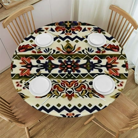 HAOXIT Round Fitted Tablecloth Print Table Cloth Arrangement Fit Round Tables Home Kitchen Dining Table Decoration Multicolor 46-50
HAOXIT Round Fitted Tablecloth Print Table Cloth Arrangement Fit Round Tables Home Kitchen Dining Table Decoration Multicolor 46-50