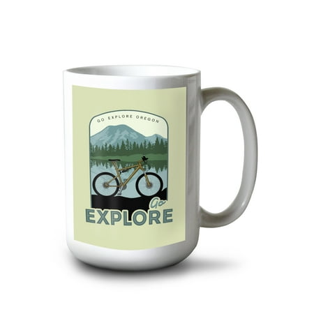 15 fl oz Ceramic Mug Oregon Go Explore Bike Contour Dishwasher & Microwave Safe
15 fl oz Ceramic Mug Oregon Go Explore Bike Contour Dishwasher & Microwave Safe