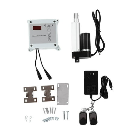 Door Opener And Closer Reliable Light Sensor Weatherproof Automatic Chicken Cage Opener Timing Function Easy To Operate For Poultry Mechanism US Plug 100-240V EU Plug 100-240V AU
Door Opener And Closer Reliable Light Sensor Weatherproof Automatic Chicken Cage Opener Timing Function Easy To Operate For Poultry Mechanism US Plug 100-240V EU Plug 100-240V AU