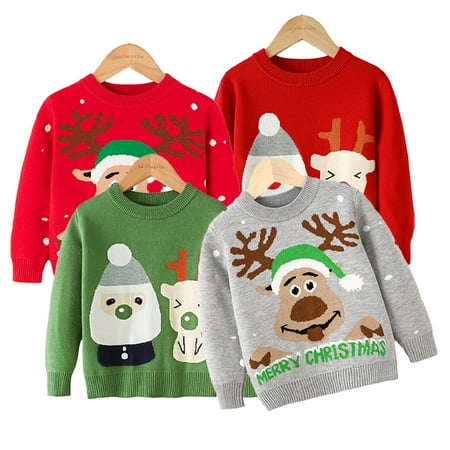 Esaierr Kids Toddler Christmas Knit Sweater for Boys Girls 2-7 Years Xmas Pullover Sweater Baby Long Sleeve Knit Jumper Tops Warm Casual Blouse
Esaierr Kids Toddler Christmas Knit Sweater for Boys Girls 2-7 Years Xmas Pullover Sweater Baby Long Sleeve Knit Jumper Tops Warm Casual Blouse