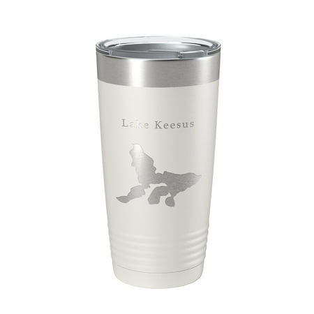 Lake Keesus Map Tumbler Travel Mug Insulated Laser Engraved Coffee Cup Wisconsin 20 oz White
Lake Keesus Map Tumbler Travel Mug Insulated Laser Engraved Coffee Cup Wisconsin 20 oz White