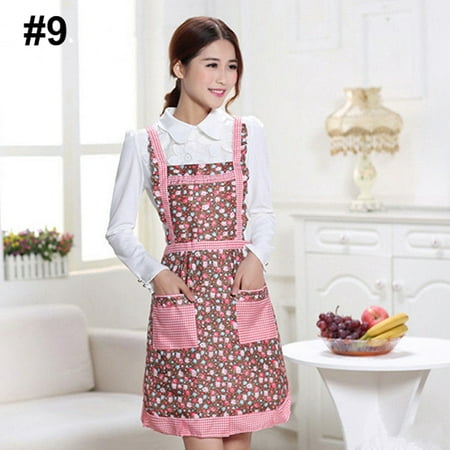 Gwong Women s Waterproof Floral Dotted Plaid Kitchen Cooking Bib Apron with Pocket(Type #9)
Gwong Women s Waterproof Floral Dotted Plaid Kitchen Cooking Bib Apron with Pocket(Type #9)
