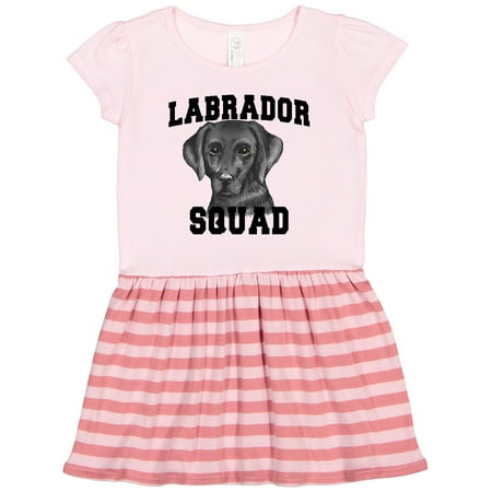 Inktastic Dog Labrador Squad Gift Toddler Girl Dress