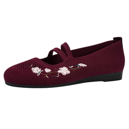 TUOBARR Flat Shoes for Women Lazy Flat Sole Single Shoes Women s Flying Woven Breathable All-season Work Shoes Wine
TUOBARR Flat Shoes for Women Lazy Flat Sole Single Shoes Women s Flying Woven Breathable All-season Work Shoes Wine