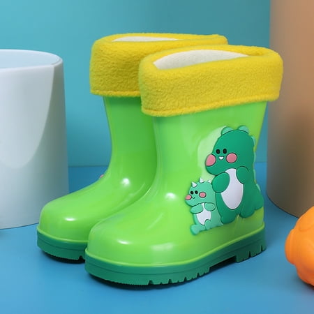 HAXMNOU Children Waterproof Rain Boots Comfortable Wrapped Cartoon Removble Interior Design Children Rain Shoes Green
HAXMNOU Children Waterproof Rain Boots Comfortable Wrapped Cartoon Removble Interior Design Children Rain Shoes Green