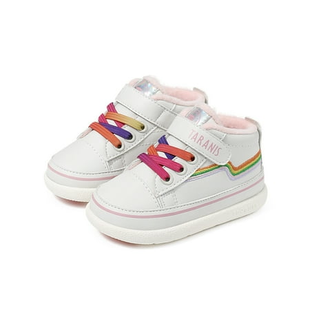 TARANIS Baby Boys Fleece Soft Sole Anti-slip Color Block Sneakers With Hook & Loop Fastener Kids Shoes
TARANIS Baby Boys Fleece Soft Sole Anti-slip Color Block Sneakers With Hook & Loop Fastener Kids Shoes