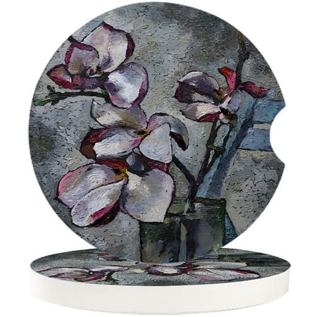 ZHANZZK Vintage Magnolia Flower Oil Painting Texture Set of 6 Car Coaster for Drinks Absorbent Ceramic Stone Coasters Cup Mat with Cork Base for Home Kitchen Room Coffee Table Bar Decor
ZHANZZK Vintage Magnolia Flower Oil Painting Texture Set of 6 Car Coaster for Drinks Absorbent Ceramic Stone Coasters Cup Mat with Cork Base for Home Kitchen Room Coffee Table Bar Decor