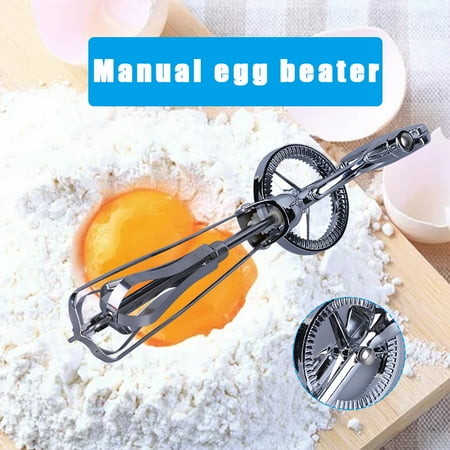 Stainless Steel Manual Egg Beater with Rotary Handle Egg Appliance Kitchen Supplies New
Stainless Steel Manual Egg Beater with Rotary Handle Egg Appliance Kitchen Supplies New