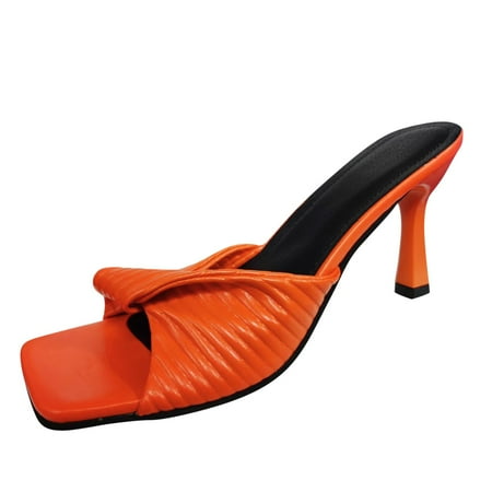 Larisalt High Sandals For Women High Heels Block Square Toe Heels for Women Dressy Open Toe Heel Sandals Orange
Larisalt High Sandals For Women High Heels Block Square Toe Heels for Women Dressy Open Toe Heel Sandals Orange