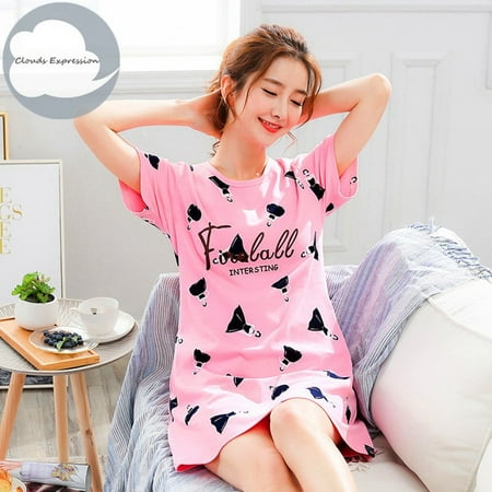 QWZNDZGR 35% Cotton Nightgown Women Sweet Girls Lounge Cute Nightdress Sleepwear Summer Home Dress Casual Nightwear Sleepshirts Shirt
QWZNDZGR 35% Cotton Nightgown Women Sweet Girls Lounge Cute Nightdress Sleepwear Summer Home Dress Casual Nightwear Sleepshirts Shirt