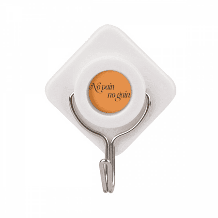 Slogan No Pain No Gain Art Deco Fashion Adhesive Wall Hooks Hanging Self Sticky
Slogan No Pain No Gain Art Deco Fashion Adhesive Wall Hooks Hanging Self Sticky