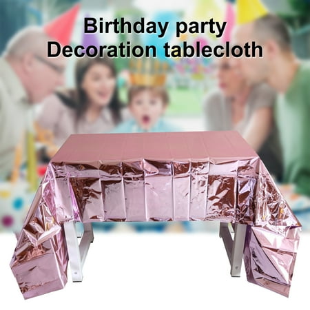 KAOU Table Cover Shiny Tear Resistant PET Disposable Convenient Table Decorative Cloth for Party
KAOU Table Cover Shiny Tear Resistant PET Disposable Convenient Table Decorative Cloth for Party