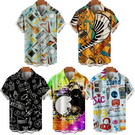 

Toddler Boys Anime Button Up Tee Shirts Funny Polyester Bowling Shirts Size 100-170/XXS-8XL
