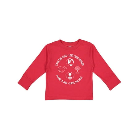Inktastic Earth Day Save The Seas Love Your Mother Plant a Tree Save The Bees Gift Toddler Boy or Toddler Girl Long Sleeve T-Shirt
Inktastic Earth Day Save The Seas Love Your Mother Plant a Tree Save The Bees Gift Toddler Boy or Toddler Girl Long Sleeve T-Shirt