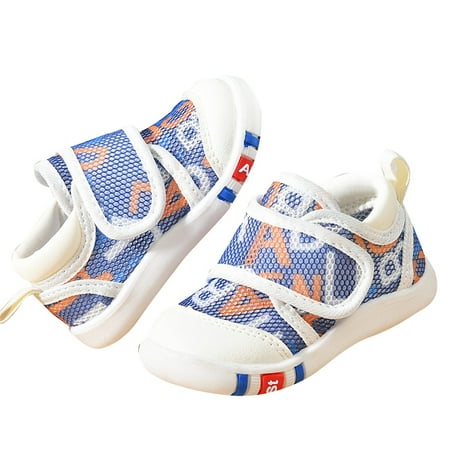 Toddler Sandals Boys Flat Bottom Non Slip Half Open Toe Slip Summer Breathable Soft Sandal Blue 18 12M-18M
Toddler Sandals Boys Flat Bottom Non Slip Half Open Toe Slip Summer Breathable Soft Sandal Blue 18 12M-18M