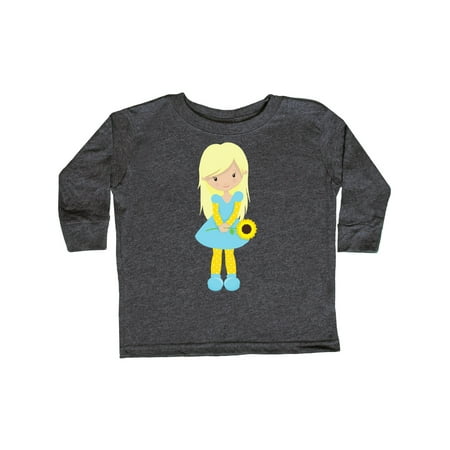 Inktastic Sunflower Girl Blonde Hair Blue Dress Flower Gift Toddler Toddler Girl Long Sleeve T-Shirt
Inktastic Sunflower Girl Blonde Hair Blue Dress Flower Gift Toddler Toddler Girl Long Sleeve T-Shirt