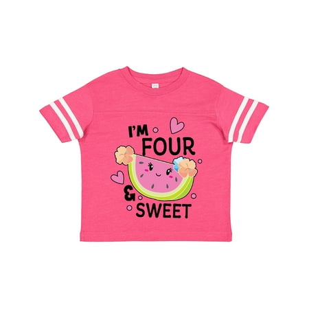 Inktastic I m Four and Sweet with Cute Watermelon Gift Toddler Toddler Girl T-Shirt
Inktastic I m Four and Sweet with Cute Watermelon Gift Toddler Toddler Girl T-Shirt