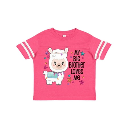 Inktastic My Big Brother Loves Me- cute and happy llama Gift Toddler Boy or Toddler Girl T-Shirt
Inktastic My Big Brother Loves Me- cute and happy llama Gift Toddler Boy or Toddler Girl T-Shirt
