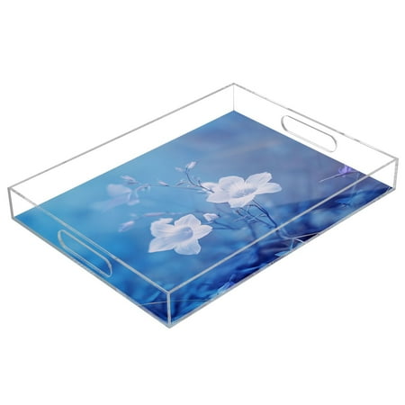 Clear Acrylic Tray Water Cup Tray Teacup Jewelry Storage Tray for Serving and Home Decor Two Small Flowers
Clear Acrylic Tray Water Cup Tray Teacup Jewelry Storage Tray for Serving and Home Decor Two Small Flowers