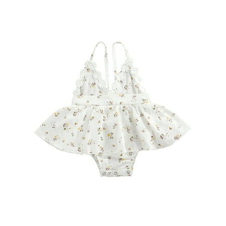 Gwiyeopda Newborn Kids Baby Girl Clothes Flower Tutu Romper Dress Bodysuit Princess Party 0-24M 
Gwiyeopda Newborn Kids Baby Girl Clothes Flower Tutu Romper Dress Bodysuit Princess Party 0-24M