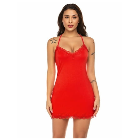 Avidlove Womens Sexy Sleepwear Sexy Chemise Lingerie Cotton Nightgowns For Women(S Ponceau)
Avidlove Womens Sexy Sleepwear Sexy Chemise Lingerie Cotton Nightgowns For Women(S Ponceau)