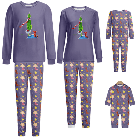 FUNIER Family Matching Christmas Pajamas Set Christmas Printed Sizes for Adult-Kids-Baby-Pet 2 Pieces Top and Pants Bodysuits Clothes Pajamas Set
FUNIER Family Matching Christmas Pajamas Set Christmas Printed Sizes for Adult-Kids-Baby-Pet 2 Pieces Top and Pants Bodysuits Clothes Pajamas Set