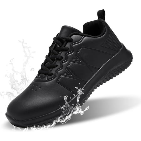 Non Slip Shoes for Men Food Service Kitchen Chef Oil-Proof Slip Resistant Work Shoes Waterproof Comfort Lightweight Sneakers with Lace Up Black
Non Slip Shoes for Men Food Service Kitchen Chef Oil-Proof Slip Resistant Work Shoes Waterproof Comfort Lightweight Sneakers with Lace Up Black