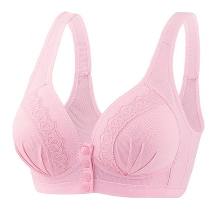 Spdoo Plus Size Bras for Women Front Closure Thin Cup Floral Lace Bra Sexy Ladies Bralette Pink 38C
Spdoo Plus Size Bras for Women Front Closure Thin Cup Floral Lace Bra Sexy Ladies Bralette Pink 38C