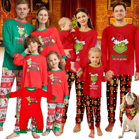 LUXI Christmas Pajamas for Family Matching Pjs Set Classic Plaid Xmas Clothes for Teens Womens Mens 2022 Gifts
LUXI Christmas Pajamas for Family Matching Pjs Set Classic Plaid Xmas Clothes for Teens Womens Mens 2022 Gifts