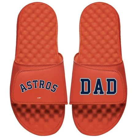 Men s ISlide Orange Houston Astros Dad Slide Sandals