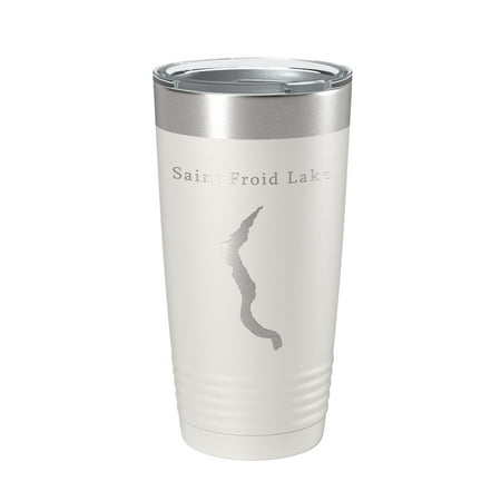 Saint Froid Lake Map Tumbler Travel Mug Insulated Laser Engraved Coffee Cup Maine 20 oz White
Saint Froid Lake Map Tumbler Travel Mug Insulated Laser Engraved Coffee Cup Maine 20 oz White