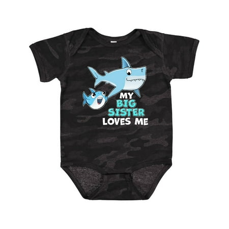 Inktastic My Big Sister Loves Me with Cute Sharks Gift Baby Boy or Baby Girl Bodysuit
Inktastic My Big Sister Loves Me with Cute Sharks Gift Baby Boy or Baby Girl Bodysuit