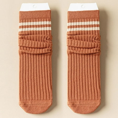 Women Knitted Cotton Striped Socks Mid Tube Autumn And Qinter All Long Tube Pure Cotton Pile Womens Long Socks Knee
Women Knitted Cotton Striped Socks Mid Tube Autumn And Qinter All Long Tube Pure Cotton Pile Womens Long Socks Knee