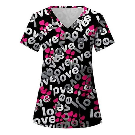 MELDVDIB Women s Printing Stretch Scrub Top with Pockets V-Neck Comfy Scrub Top Tunic Top
MELDVDIB Women s Printing Stretch Scrub Top with Pockets V-Neck Comfy Scrub Top Tunic Top