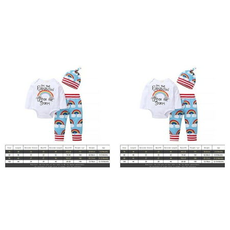 2pcs 3Pcs Rainbow Print Baby Romper Set Long Sleeve Rainbow Outfit Jumpsuit Infant Stripe Hat Romper Pants
2pcs 3Pcs Rainbow Print Baby Romper Set Long Sleeve Rainbow Outfit Jumpsuit Infant Stripe Hat Romper Pants