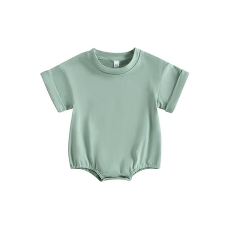 Baby Boy Girl Summer Shirt Romper Short Sleeve Solid Color Bodysuit Newborn Infant Basic One Piece Clothes
Baby Boy Girl Summer Shirt Romper Short Sleeve Solid Color Bodysuit Newborn Infant Basic One Piece Clothes