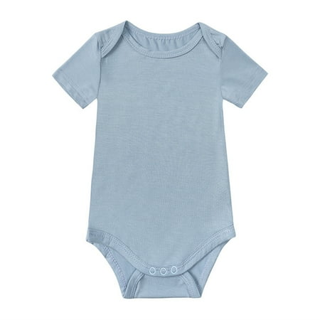 GEZHEN Bamboo Fiber Solid Color Short-Sleeved Romper for Boys and Girls Infant Newborn Baby Fiber Pure Color Short Sleeved Fart Clothes
GEZHEN Bamboo Fiber Solid Color Short-Sleeved Romper for Boys and Girls Infant Newborn Baby Fiber Pure Color Short Sleeved Fart Clothes
