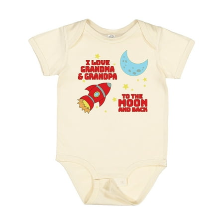 Inktastic I Love Grandma and Grandpa to the Moon and Back Gift Baby Boy or Baby Girl Bodysuit
Inktastic I Love Grandma and Grandpa to the Moon and Back Gift Baby Boy or Baby Girl Bodysuit