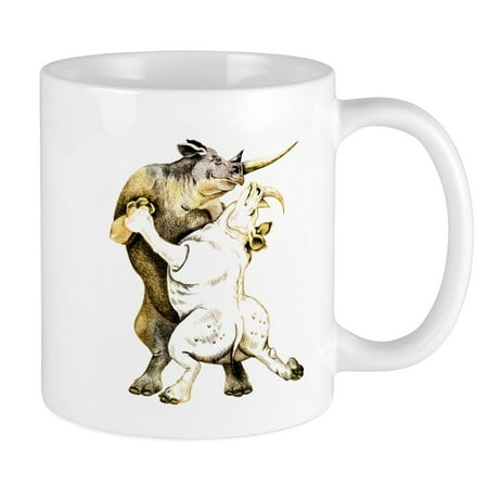 CafePress - Rhinos Tango Mug - Ceramic Coffee Tea Novelty Mug Cup 11 oz