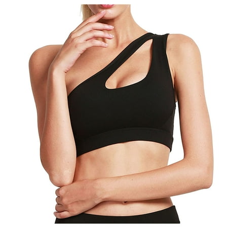 Cathalem Womens Fitness Tops Bra One-Shoulder Yoga Exercise Sexy Underwear Women Shake-proof Plus Size Women Shelf Bra Underwear Black Medium
Cathalem Womens Fitness Tops Bra One-Shoulder Yoga Exercise Sexy Underwear Women Shake-proof Plus Size Women Shelf Bra Underwear Black Medium