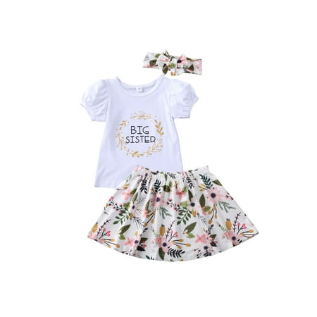IZhansean Baby Girls Little Big Sister Kids Clothes Jumpsuit Romper T Shirt Skirt Outfits Big Sister 2-3 Years
IZhansean Baby Girls Little Big Sister Kids Clothes Jumpsuit Romper T Shirt Skirt Outfits Big Sister 2-3 Years