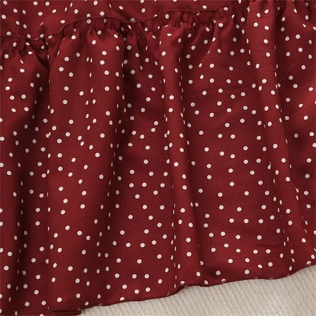 nsendm Kids Toddler Child Girls Ruffled Sleeve Patchwork Polka Dot Summer Princess Dress Outfits Baby Girl Birthday Outfit Dress Red 5-6 Years
nsendm Kids Toddler Child Girls Ruffled Sleeve Patchwork Polka Dot Summer Princess Dress Outfits Baby Girl Birthday Outfit Dress Red 5-6 Years
